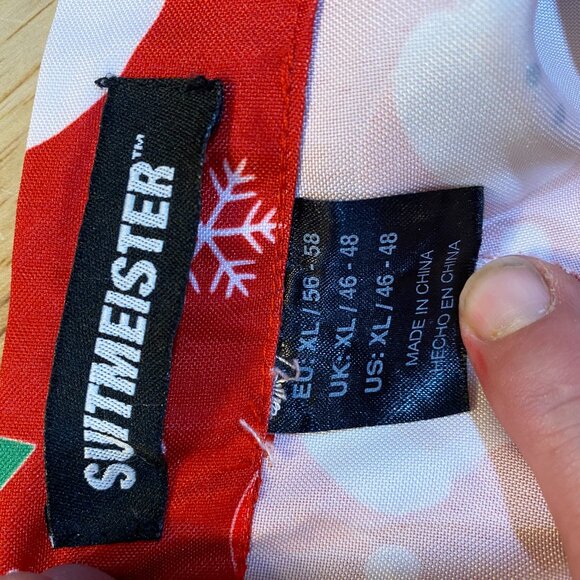 NWOT Men's Suitmeister Santa Suit Holiday Size XL - Picture 8 of 12